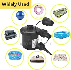 Inflatables Air Pump for Air Mattress With 3 Nozzles, Electric