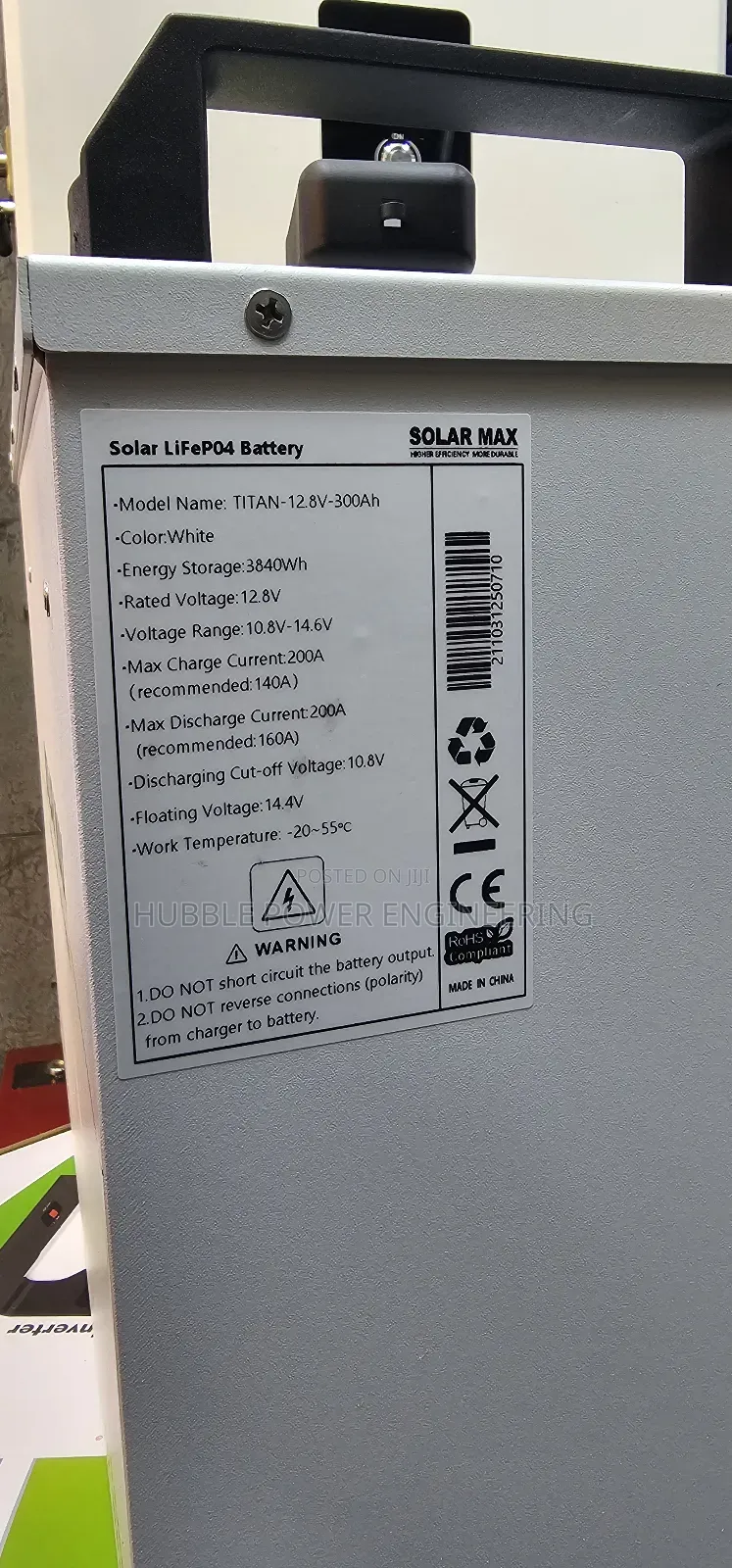 12.8v 300ah Lithium Battery Quality Solarmax 2 Year Warranty