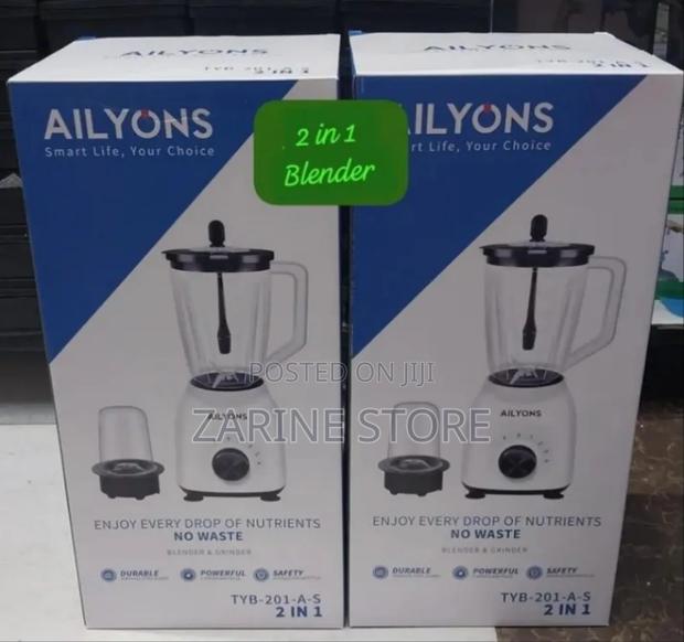 2 in 1 Blender Ailyons With Grinder - main view