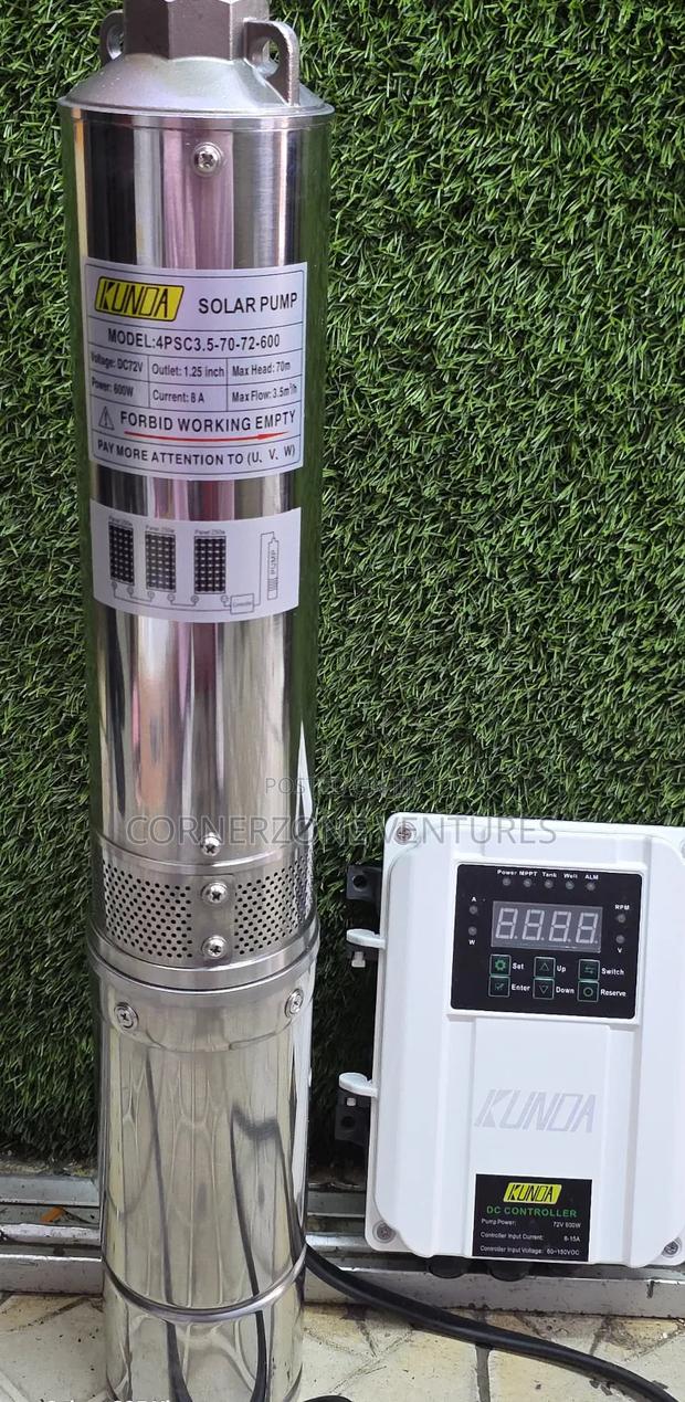 70m Solar Submersible Pump With Control Box/ 600w Solar Pump