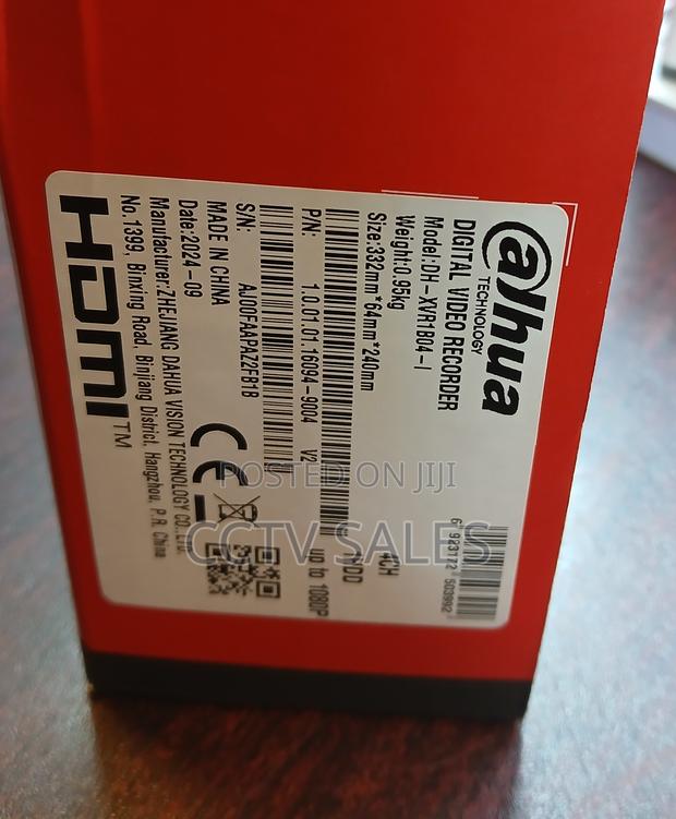 Dh-Xvr1b04-I 4 Channel Digital Video Recorder Supports 1 Hard Disk