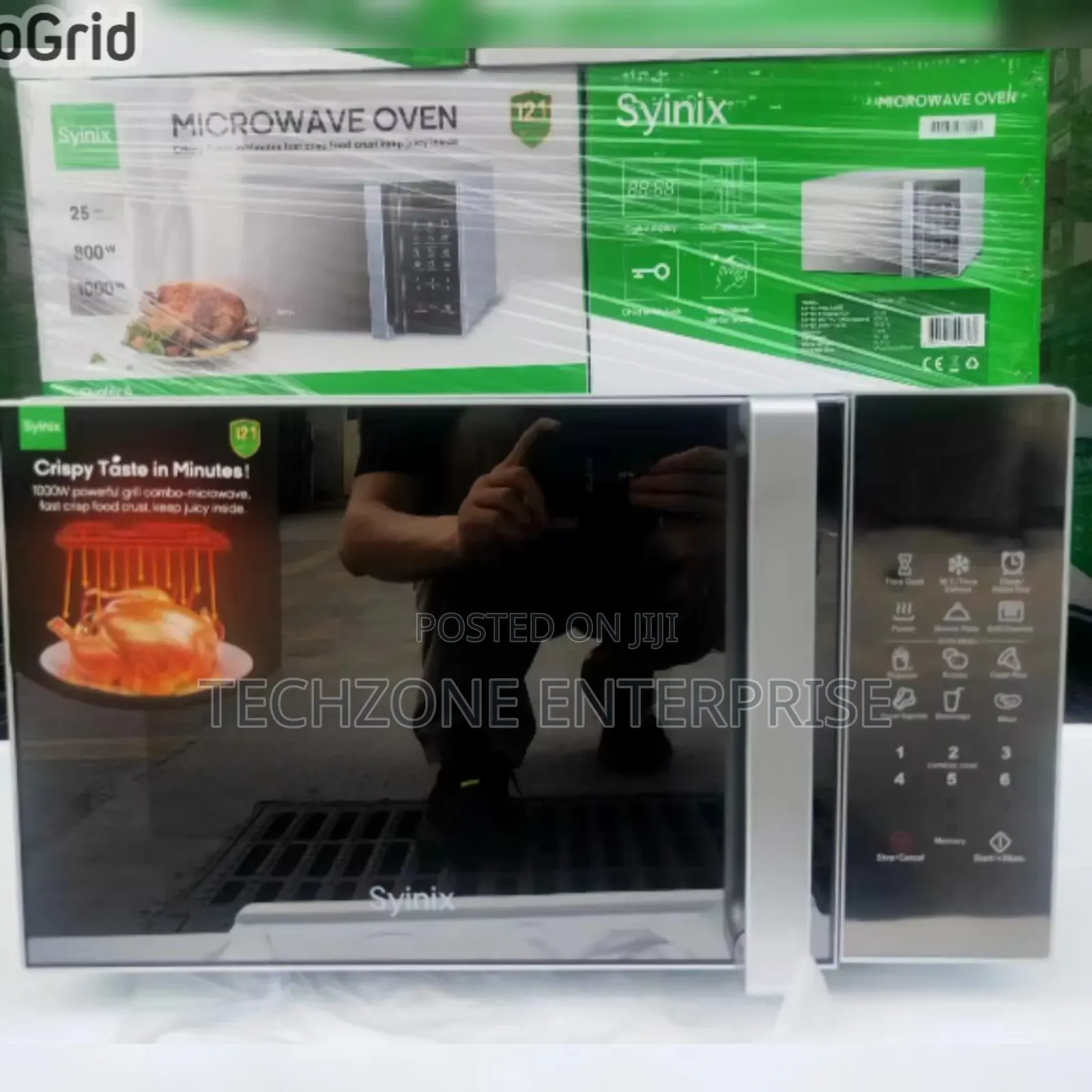 Syinix Digital Microwave 25 Litres With Auto Cooking Menu 
