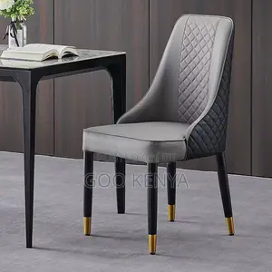 Home Dining Chair; Modern Leather Dining Chair for Living Room