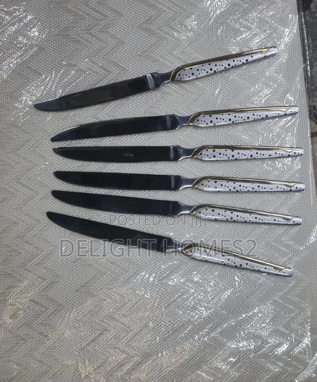Boyuan Heavy Stainless Steel Gold Line Cutlery Set_pa