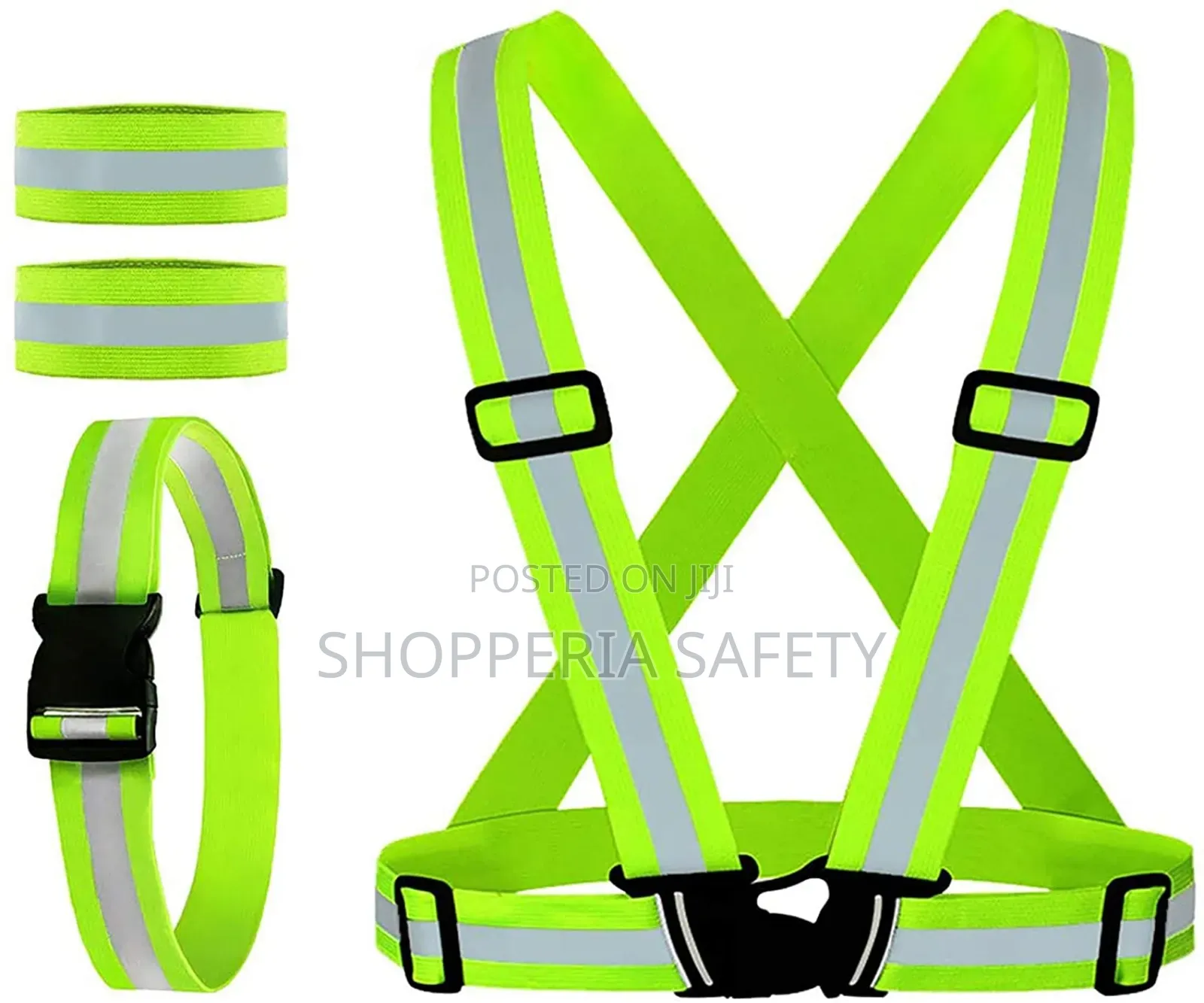 Blue Riders/ Cyclers Strap- High Visibility