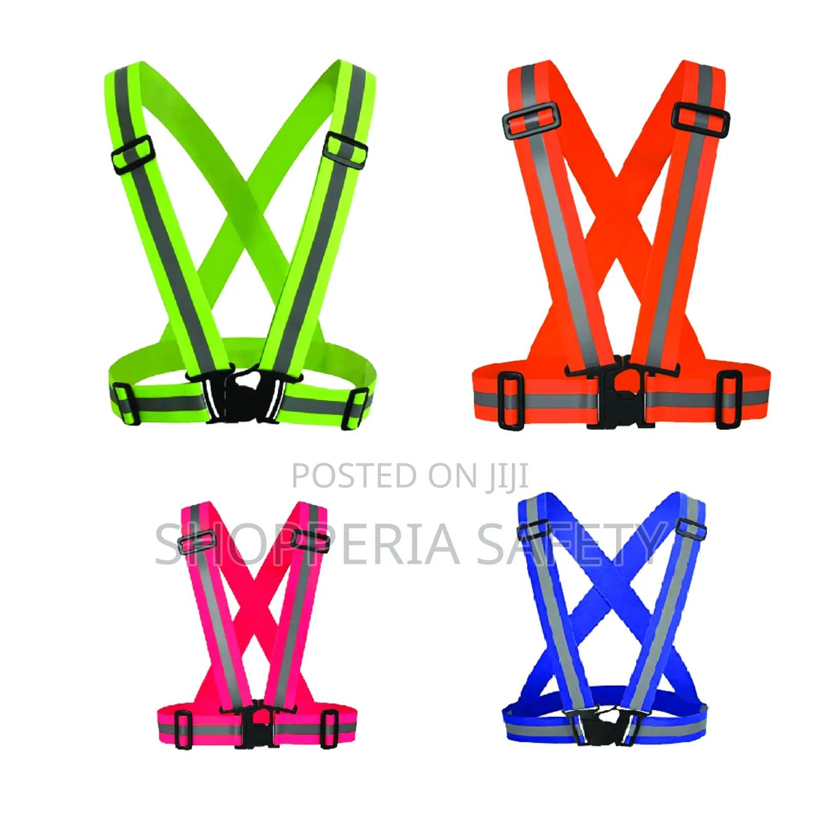 Blue Riders/ Cyclers Strap- High Visibility