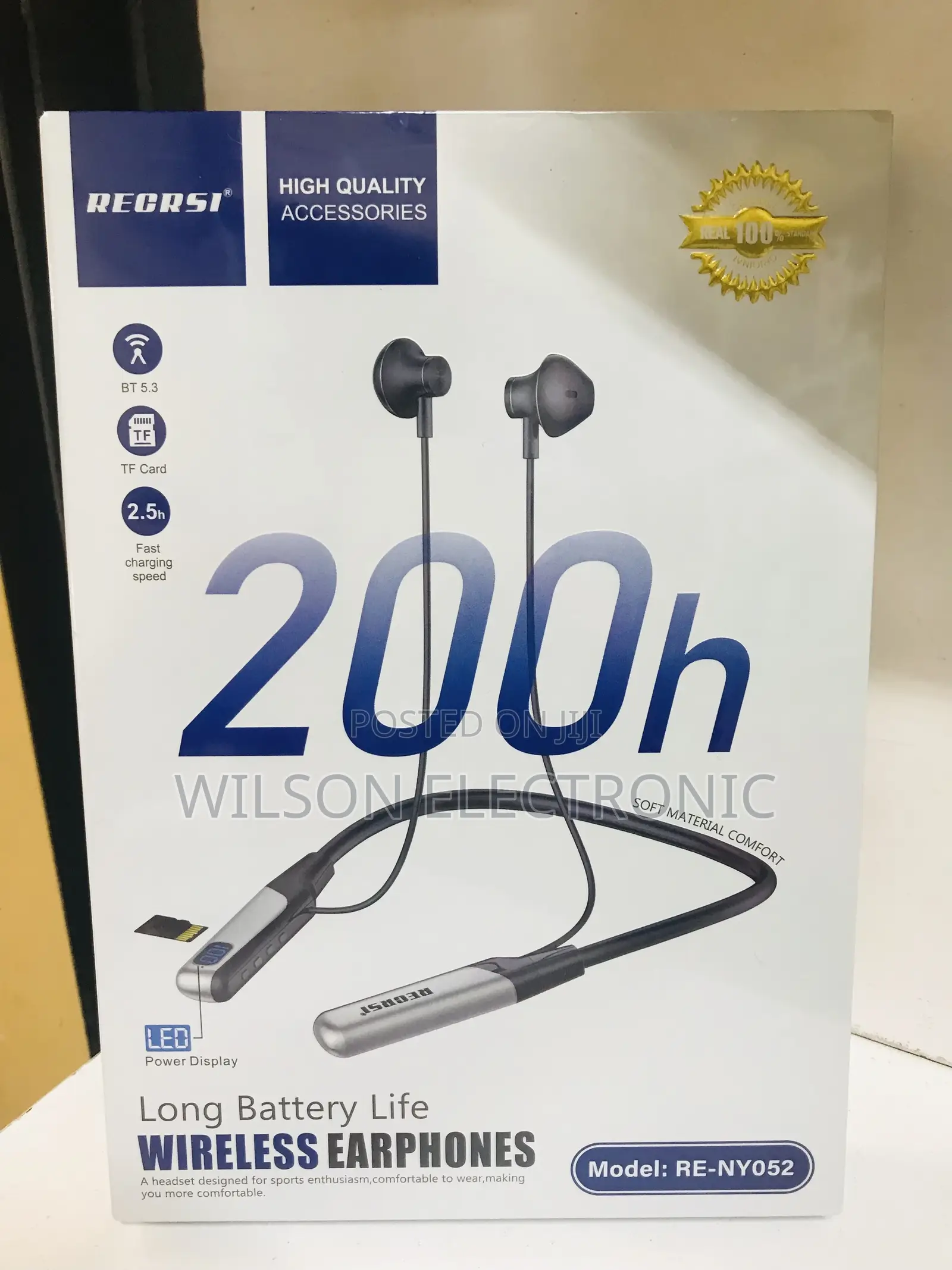 High Quality Wireless Neckband Earphone.