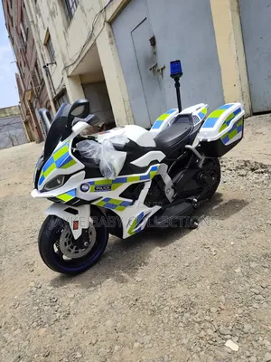 12v Kids Battery Operated Police Ride-on Bike