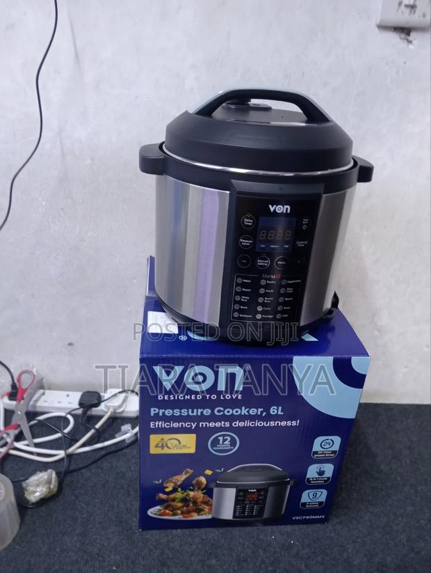Von Pressure Cooker 1000w 6 Litres - main view