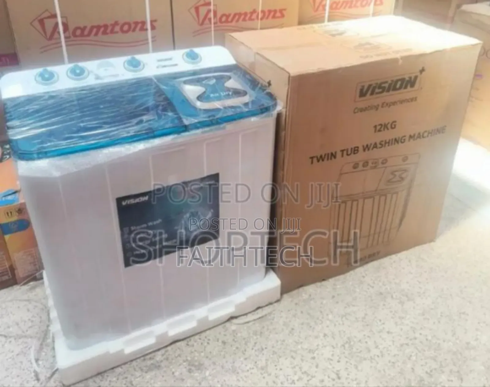 Vision 12kgs Twin Tub Washing Machine