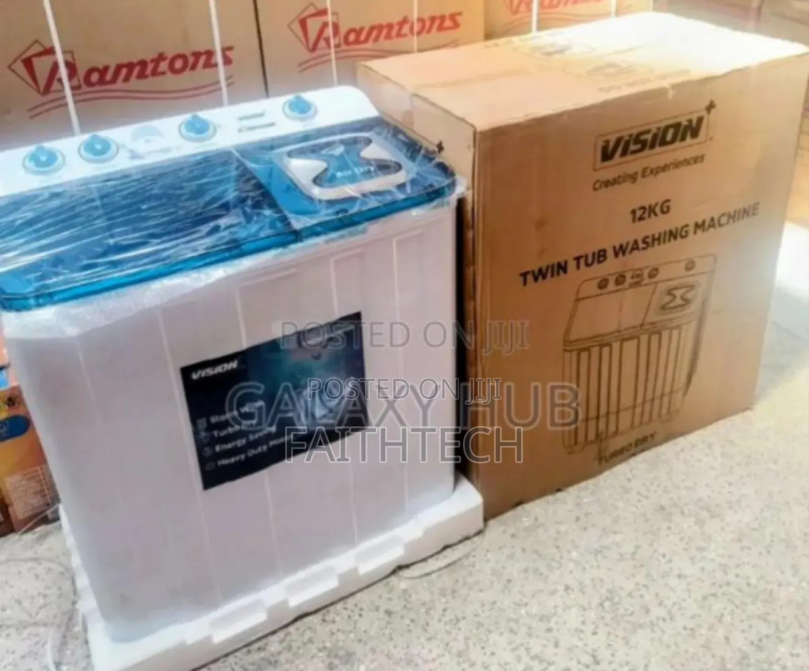 Vision 12kgs Twin Tub Washing Machine