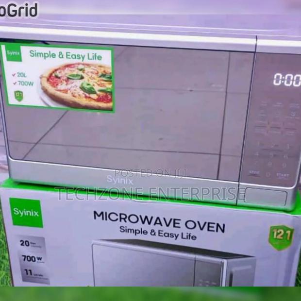 Syinix Microwave Oven 20l Silver With Multiple Function  - main view