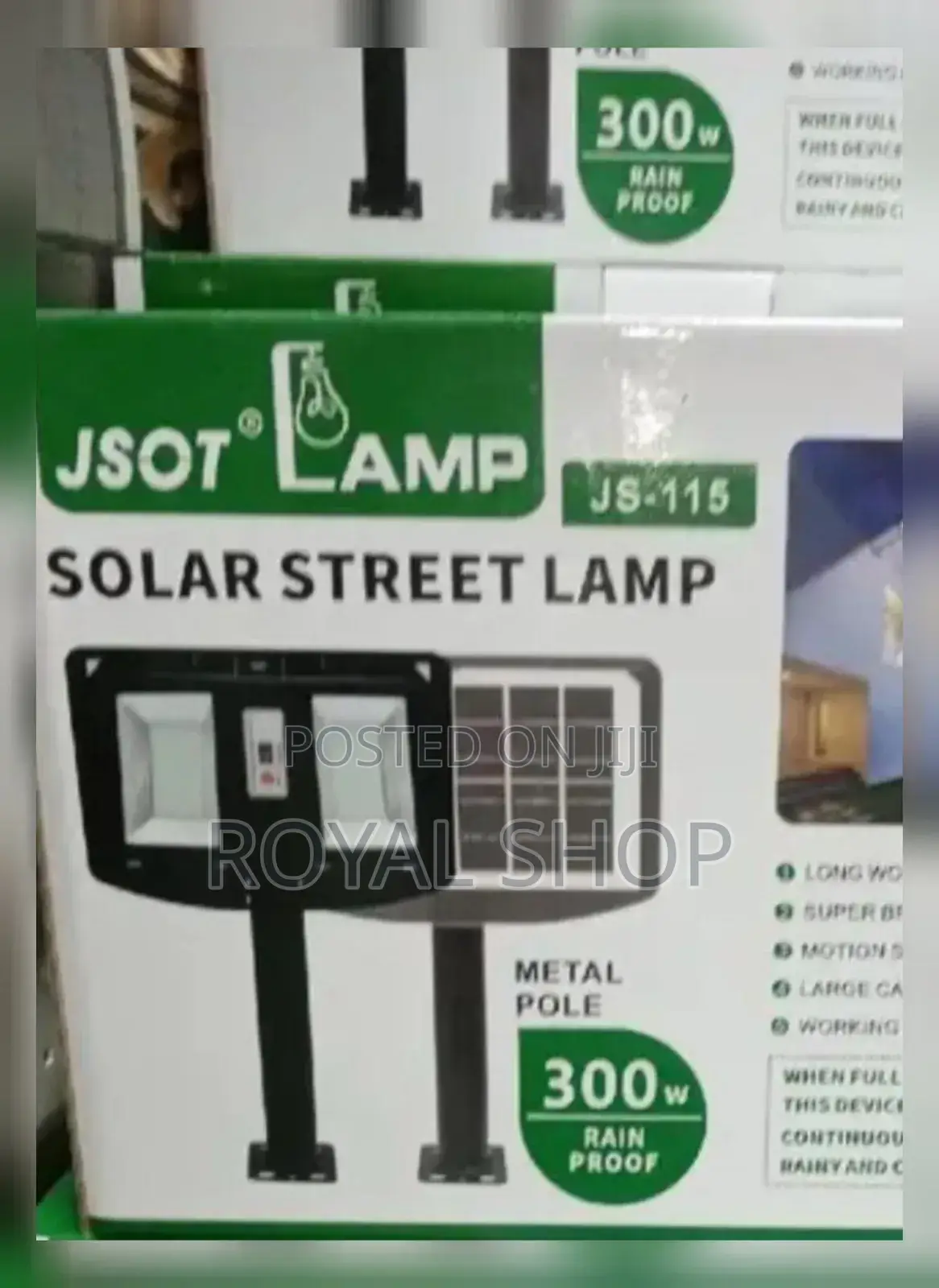Solar Sensor Street Lights Lamp
