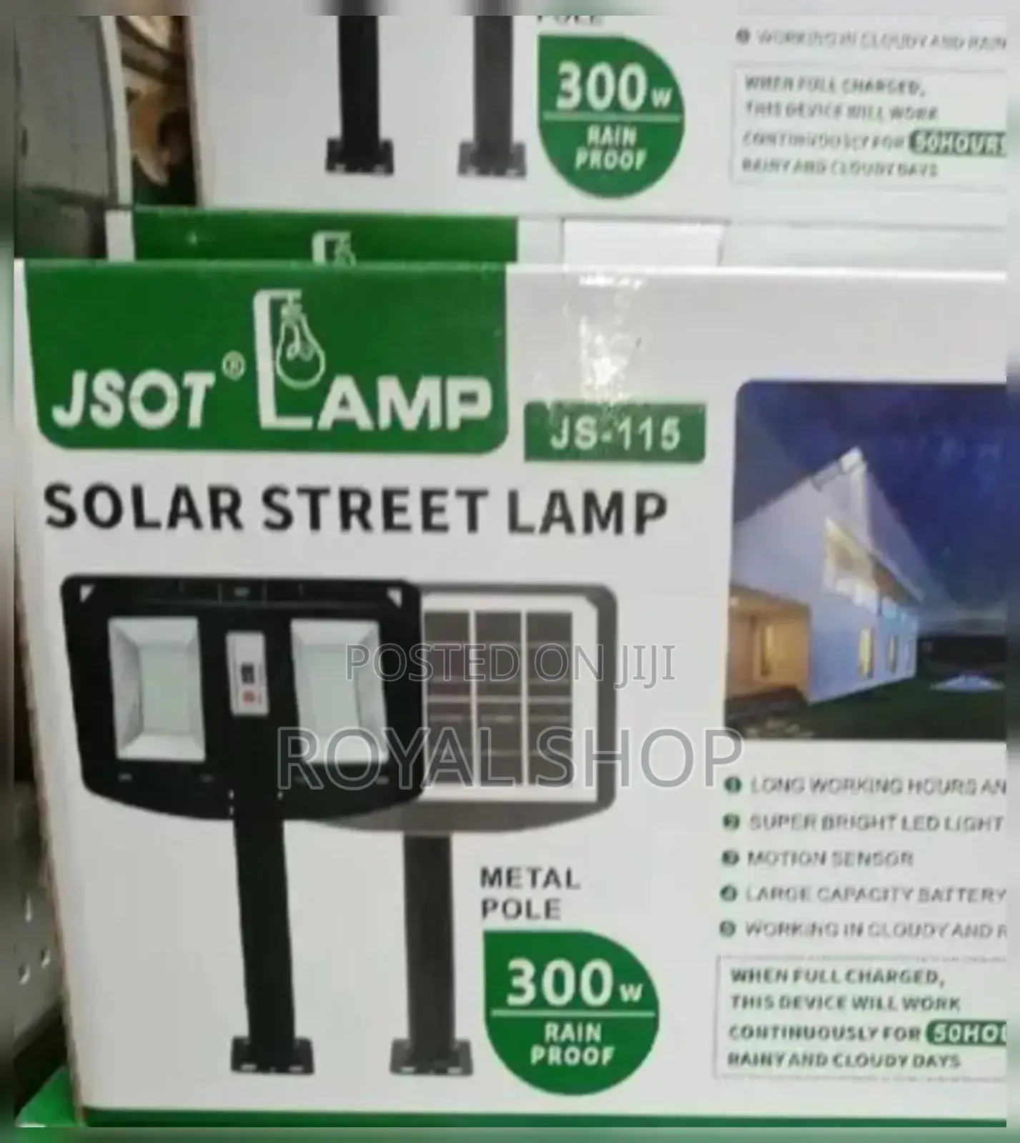 300w Solar Sensor Street Lights Lamp