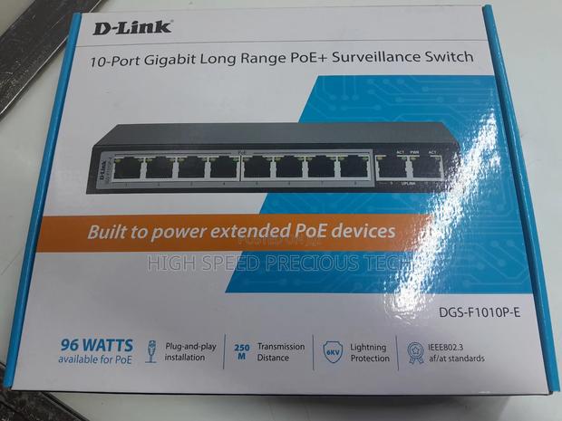 Dlink 10port Gigabit Poe Switch