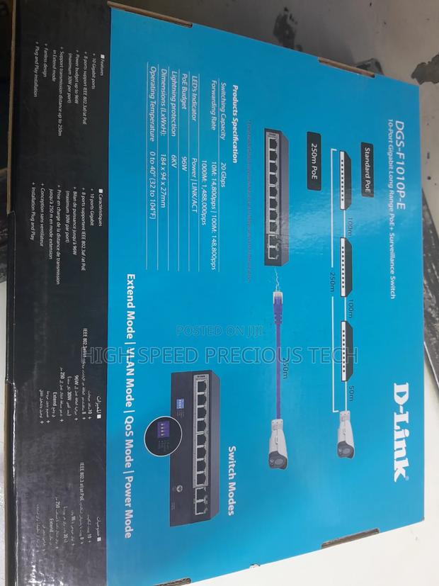 Dlink 10port Gigabit Poe Switch - thumbnail 2