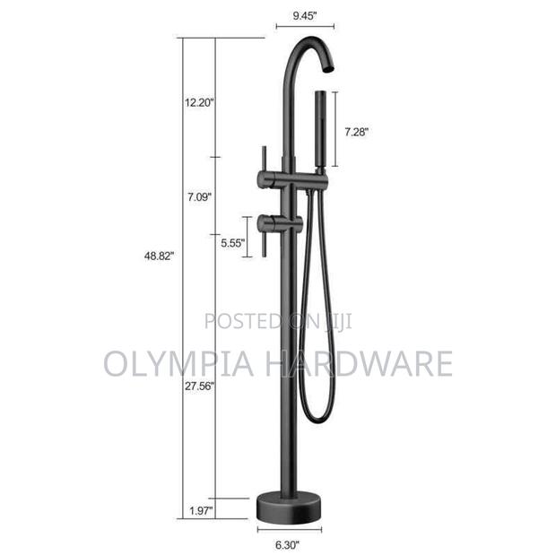 Standing Circle Bath Tub Mixer
