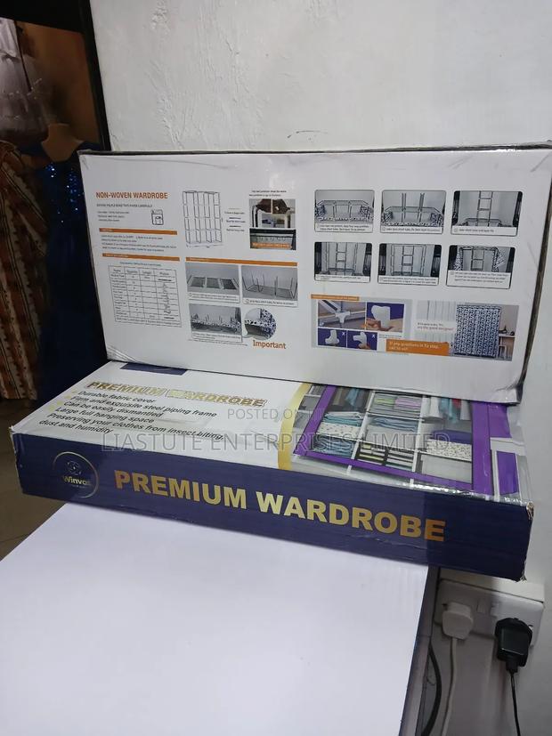 Winvas Premium Wardrobe, Metallic - thumbnail 3