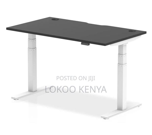 Office Desk : Black Electric Lifting Office Desk - thumbnail 7