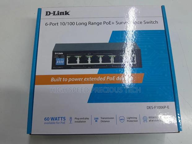 Dlink Des - F1006p-E 6port Poe