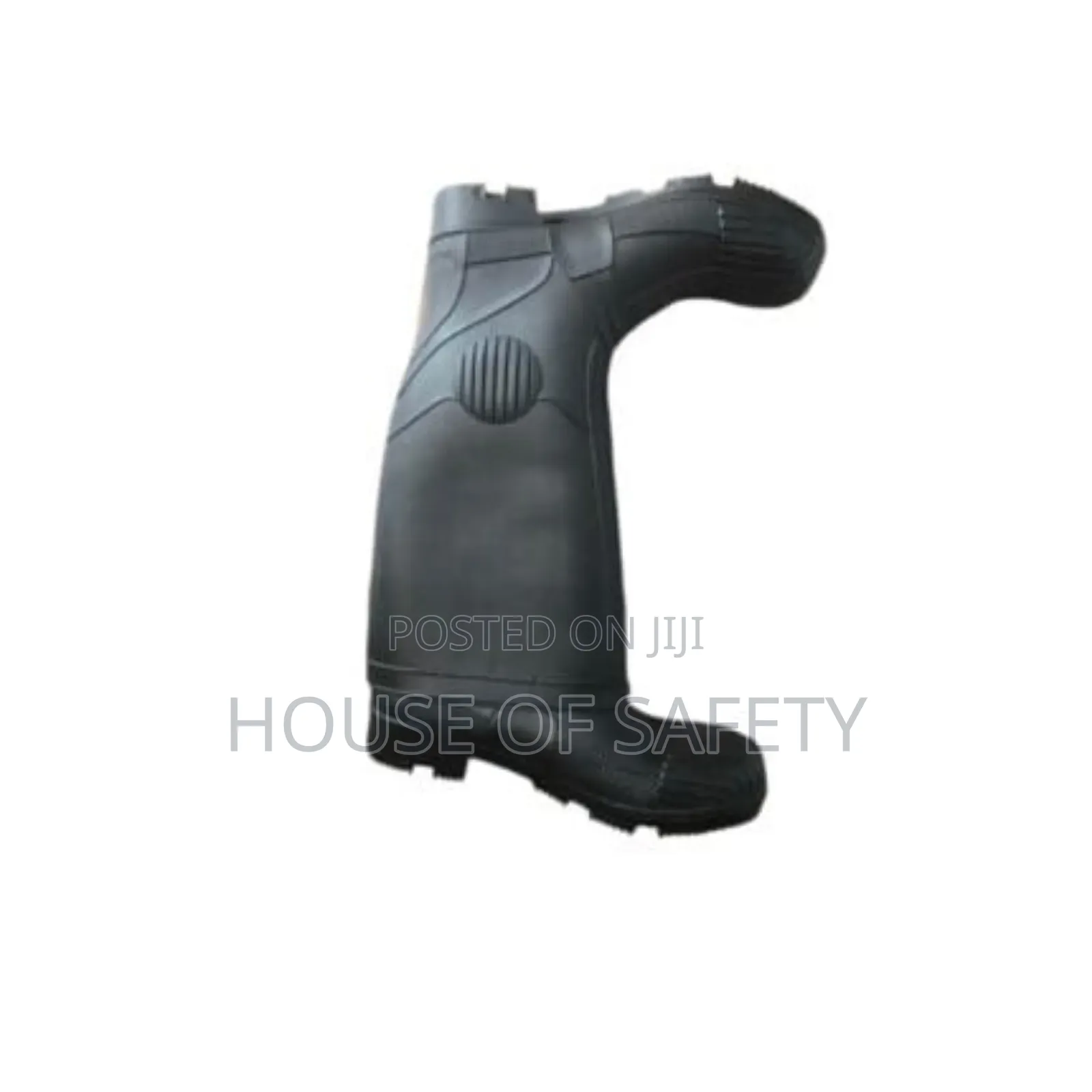 Heavy Black Duty Rubber Gumboots