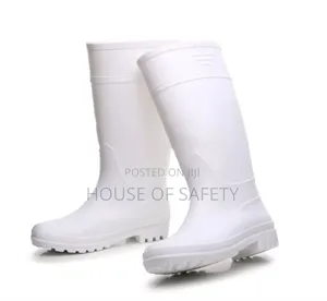 White Rubber Gumboots