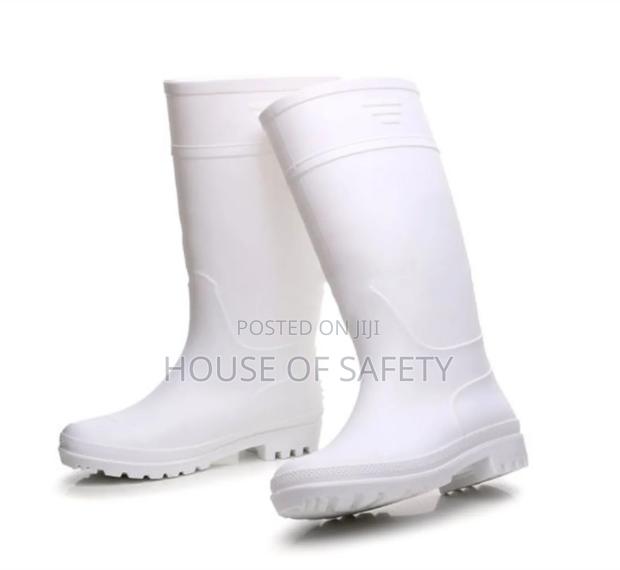 White Rubber Gumboots - thumbnail 2