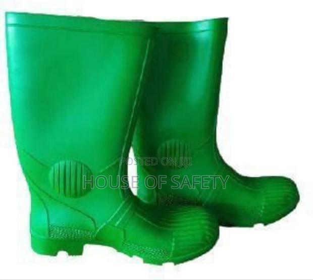 Blue and Green Heavy Duty Lightweight Gumboots - thumbnail 3