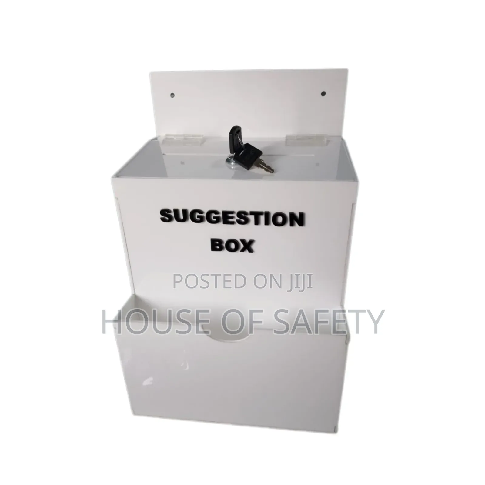 Yellow And White Suggestions Boxes With Keys