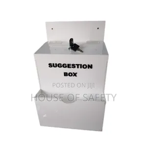 Yellow And White Suggestions Boxes With Keys
