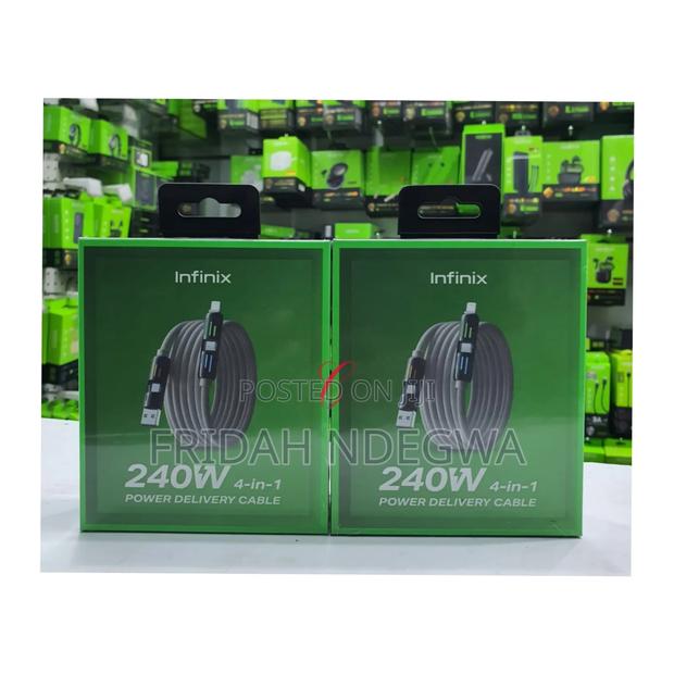 Infinix Xdx15 *240w* 4-in-1 Liquid Silicone Rubber+Zinc Alloy