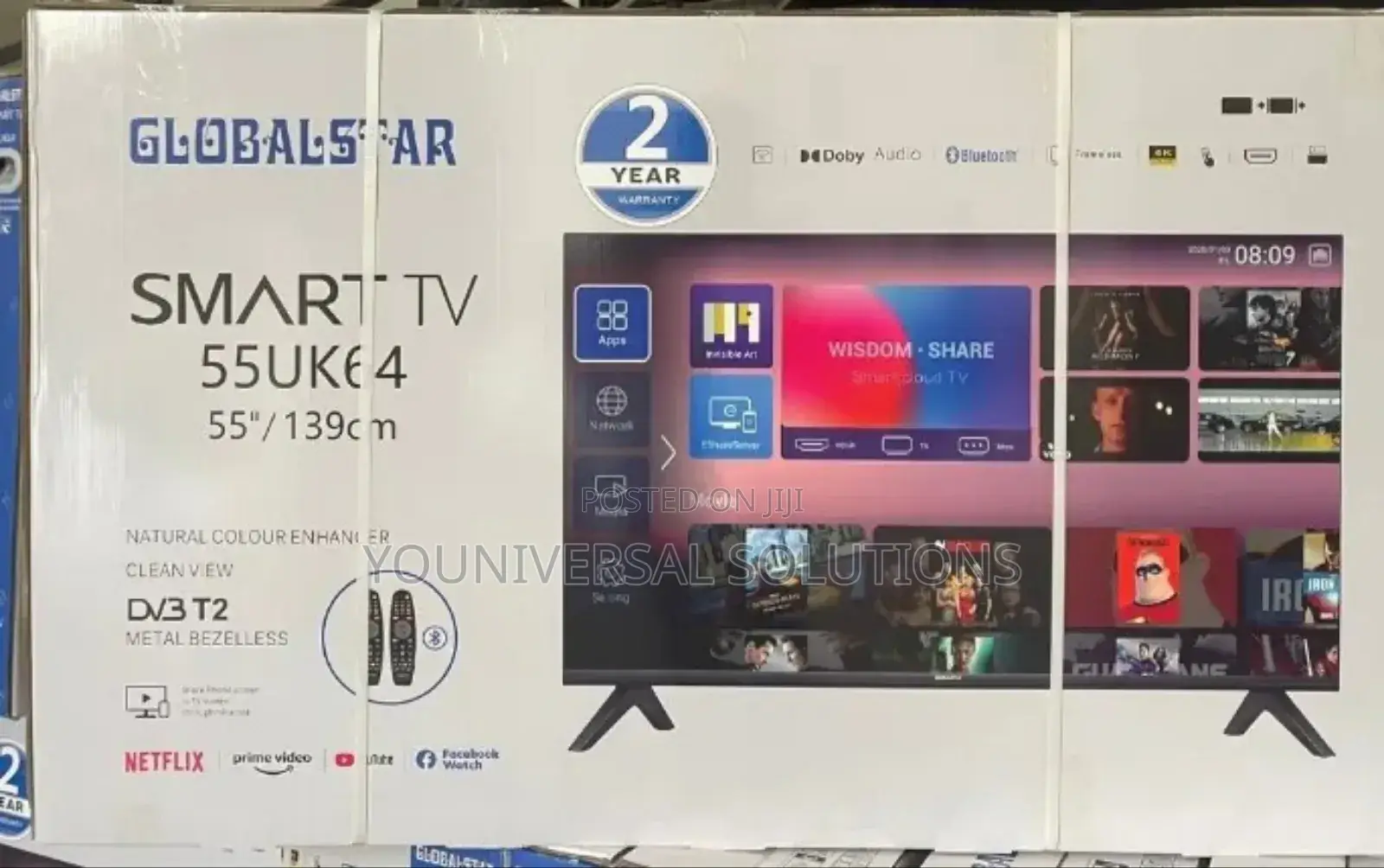 Globalstar 55 Inches Smart Android Digital Tv