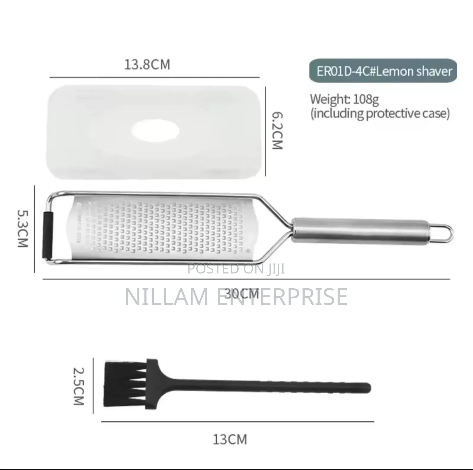 Stainless 304 Grater +Brush