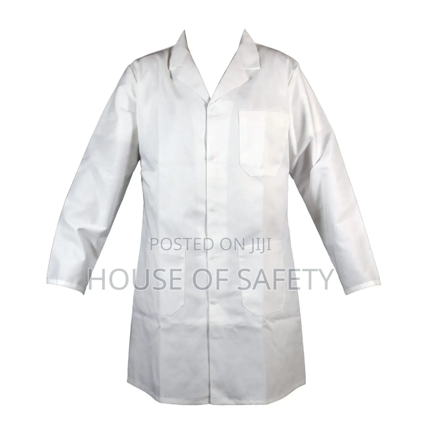 Industrial Non Greasing White Coats