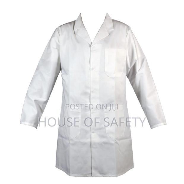 Industrial Non Greasing White Coats - main view