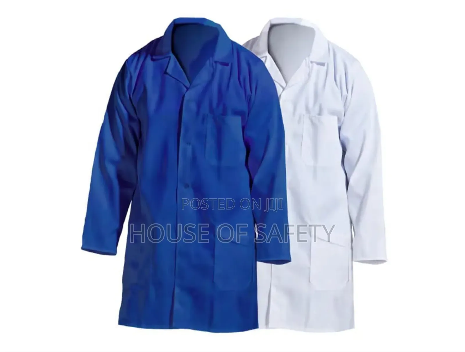 Industrial Non Greasing White Coats