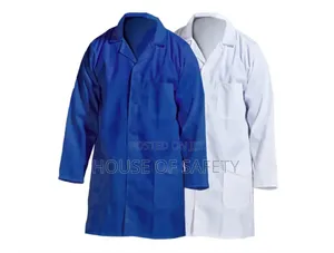 Industrial Non Greasing White Coats