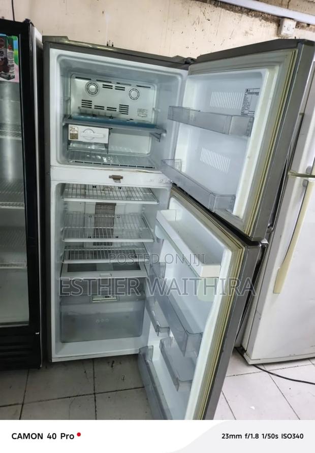 Silky Silver Lg Double Doors Fridge - main view