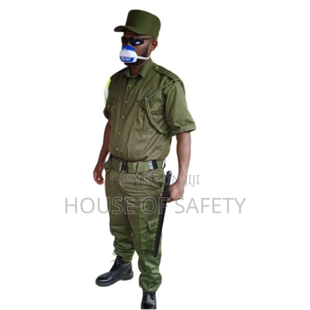 Juggle Green Safety 2pc Security Guard Uniforms
