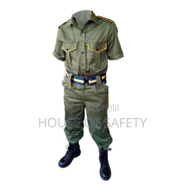 Juggle Green Safety 2pc Security Guard Uniforms - thumbnail 2