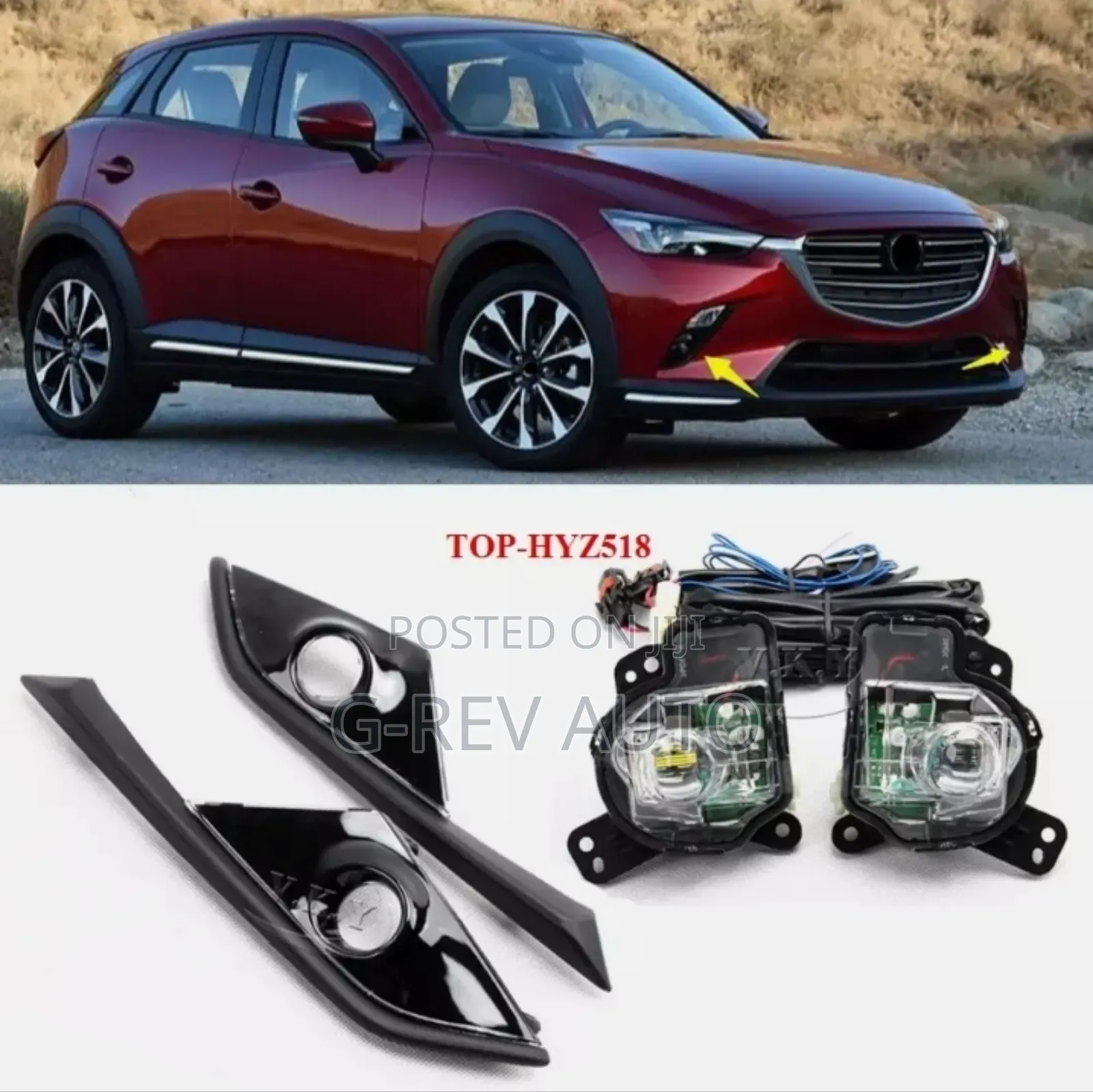 Mazda Cx3 2015- 2019 Foglights.