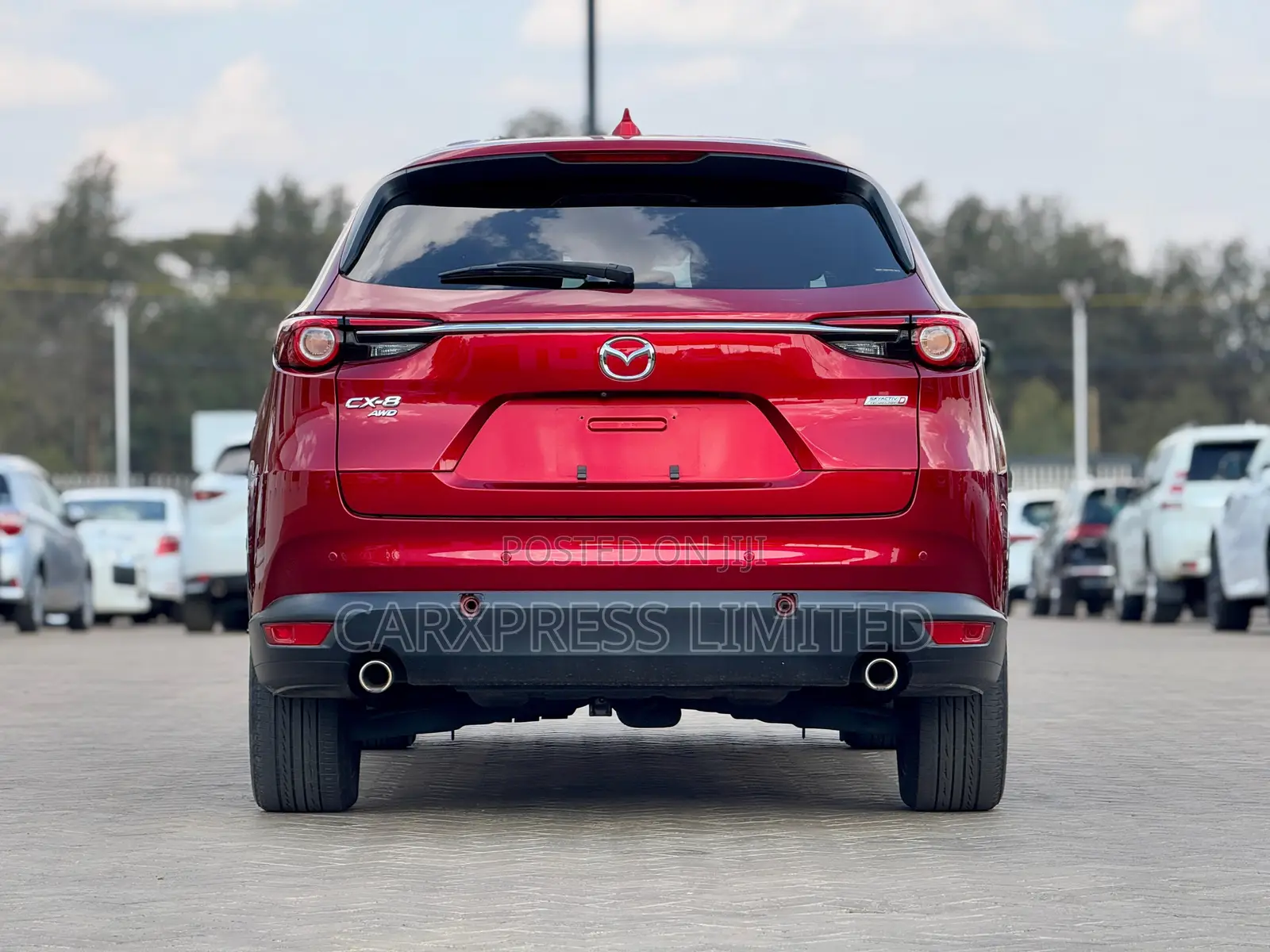 Mazda CX-8 2.2 AWD (6 seater) 2018 Red