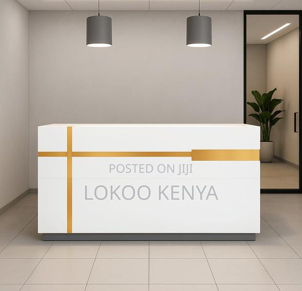 Office Desk : 1.6m Front Office Service Counter Desk - thumbnail 2