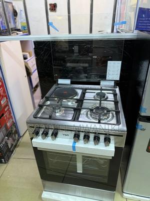 Von Cooker 60 by 60 3 Gas + 1 Rapid Electric Hotplate Electric Oven