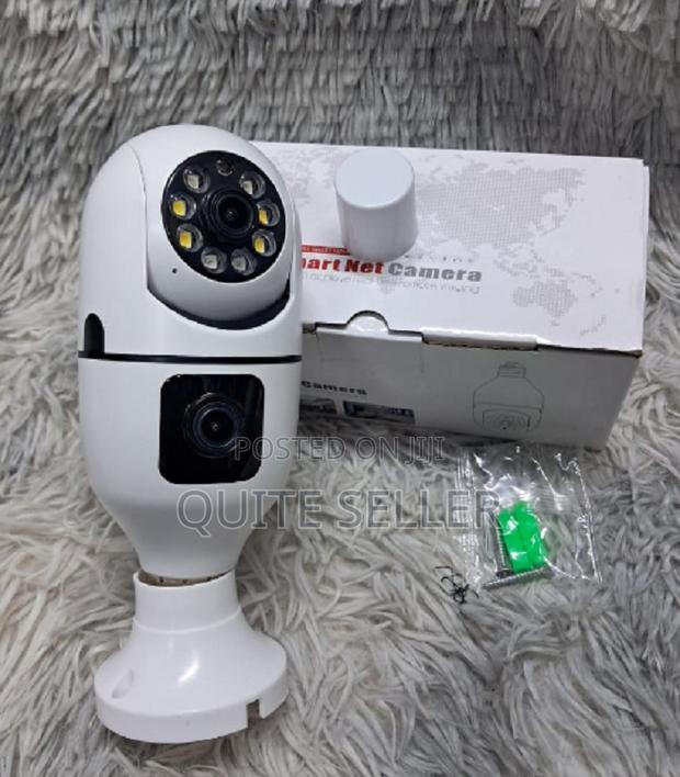 New , Smart Bulb 2 Lens Camera Wifi or Smart Camera - V380 Pro. . . . - main view