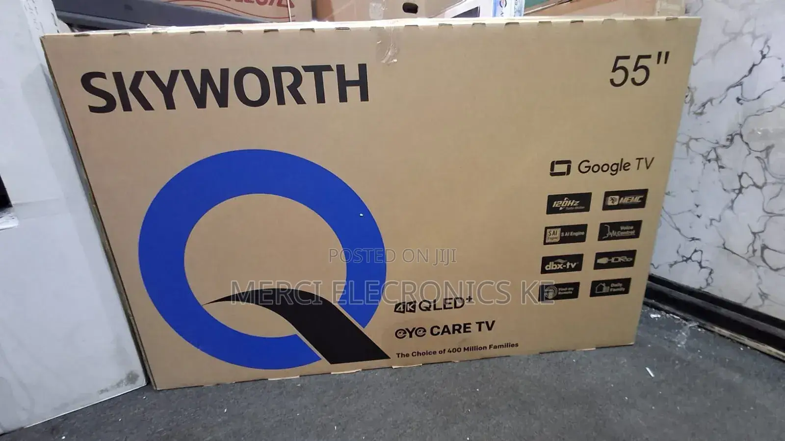 Skyworth 55′′ 55q6500 (New2025)Qled Google Smart Tv