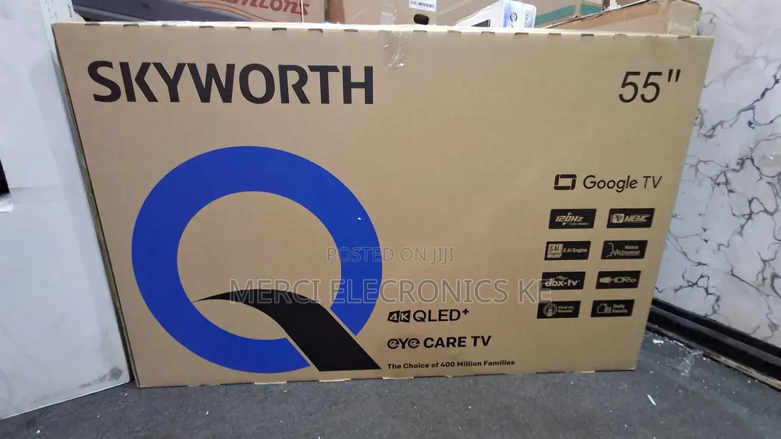 Skyworth 55′′ 55q6500 (New2025)Qled Google Smart Tv