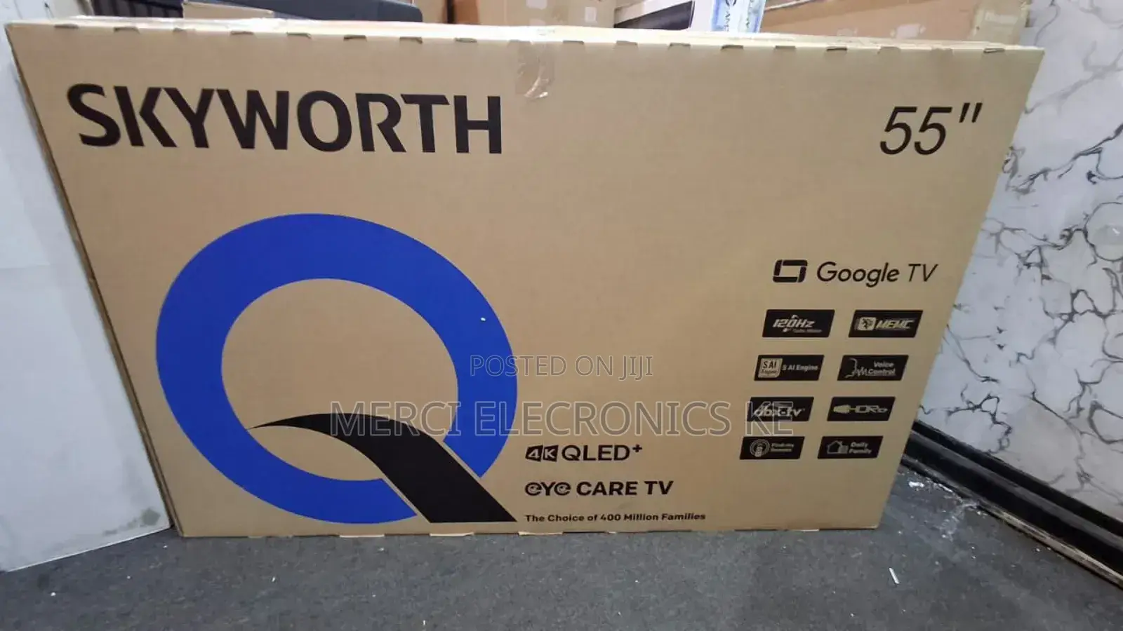 Skyworth 55′′ 55q6500 (New2025)Qled Google Smart Tv