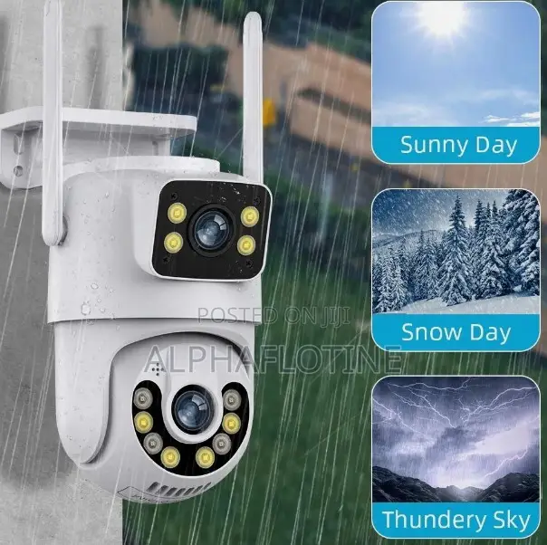 Icsee Double Lens Wifi Enables Home CCTV Camera