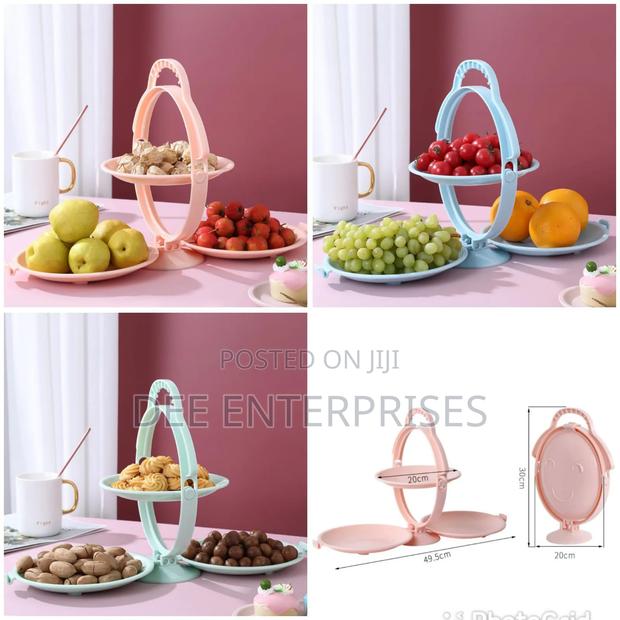 2 Layer Folding Dessert Plate
